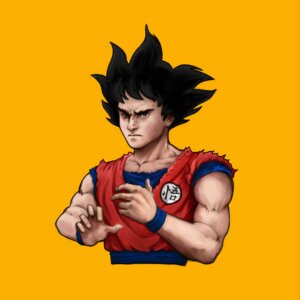 Ilustración de Goku de Dragon Ball Z